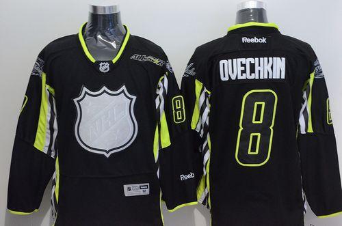 Washington Capitals #8 Alex Ovechkin Black 2015 All Star Stitched NHL Jersey