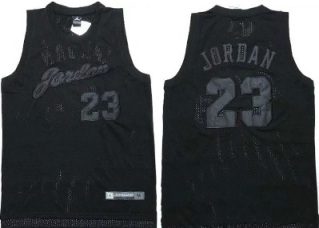 Chicago Bulls #23 Michael Jordan Full Black Stitched NBA Jersey