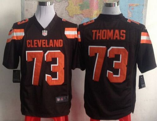 Nike Cleveland Browns #73 Joe Thomas Brown Stitched NFL Game Jersey