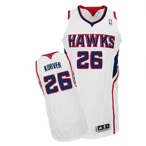 Atlanta Hawks #26 Kyle Korver White Stitched NBA Jersey