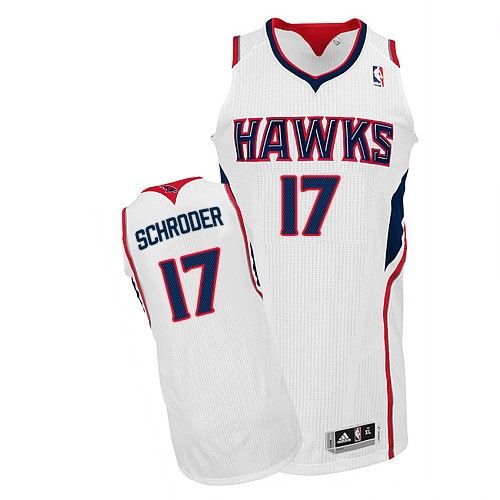 Atlanta Hawks #17 Dennis Schroder White Stitched NBA Jersey