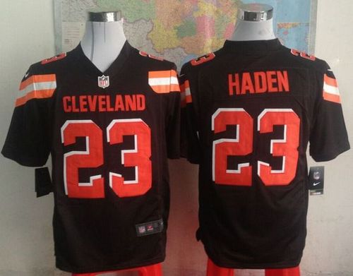 Nike Cleveland Browns #23 Joe Haden Brown Stitched NFL Game Jersey