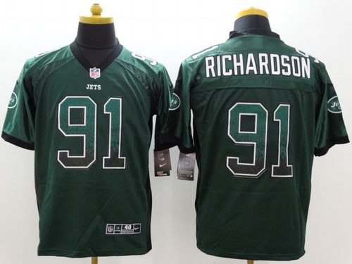 Nike New York Jets #91 Sheldon Richardson Green NFL Elite Drift Fashion Jersey