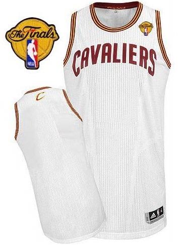 Cavaliers Blank White The Finals Patch Stitched Revolution 30 NBA Jersey