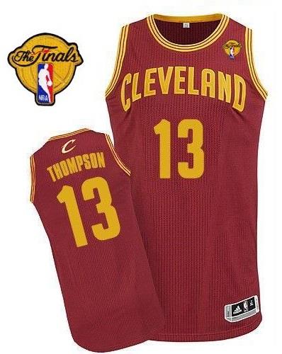 Cavaliers #13 Tristan Thompson Red The Finals Patch Stitched Revolution 30 NBA Jersey