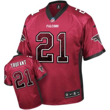 Nike Atlanta Falcons #21 Desmond Trufant Red NFL Elite Drift Fashion Jersey