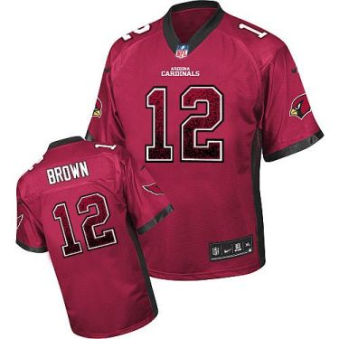 Nike Arizona Cardinals #12 John Brown Red NFL Elite Drift Fashion Jersey