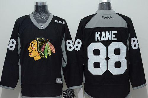 Chicago Blackhawks #88 Patrick Kane Black Practice Stitched NHL Jersey