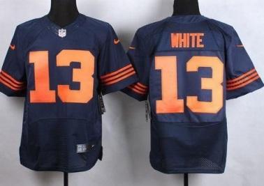 Nike Chicago Bears #13 Kevin White Blue 1940s Throwback NFL Elite Jersey