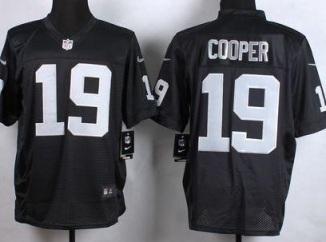 Nike Oakland Raiders #19 Amari Cooper Black NFL Elite Jersey