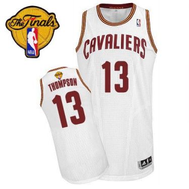 Cavaliers #13 Tristan Thompson White The Finals Patch Stitched Revolution 30 NBA Jersey