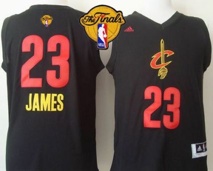 Cavaliers #23 LeBron James Black New Fashion The Finals Patch Stitched NBA Jersey Cavaliers #23 LeBron James Black New Fashion The Finals Patch Stitched NBA Jersey