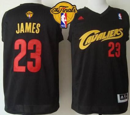 Cavaliers #23 LeBron James Black(Red No.) Fashion The Finals Patch Stitched NBA Jersey Cavaliers #23 LeBron James Black(Red No.) Fashion The Finals Patch Stitched NBA Jersey