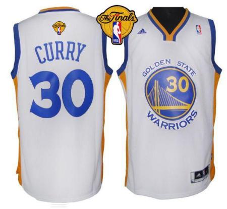 Warriors #30 Stephen Curry White The Finals Patch Stitched Revolution 30 NBA Jersey Warriors #30 Stephen Curry White The Finals Patch Stitched Revolution 30 NBA Jersey