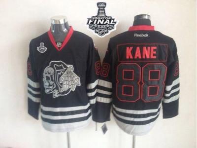 Blackhawks #88 Patrick Kane New Black Ice 2015 Stanley Cup Stitched NHL Jersey