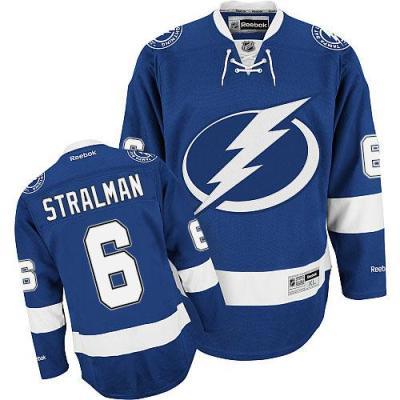 Lightning #6 Anton Stralman Blue Stitched NHL Jersey Lightning #6 Anton Stralman Blue Stitched NHL Jersey