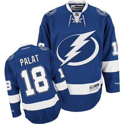 Lightning #18 Ondrej Palat Blue Stitched NHL Jersey