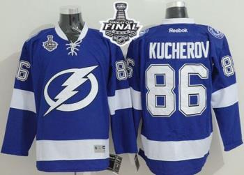 Lightning #86 Nikita Kucherov Blue 2015 Stanley Cup Stitched NHL Jersey Lightning #86 Nikita Kucherov Blue 2015 Stanley Cup Stitched NHL Jersey