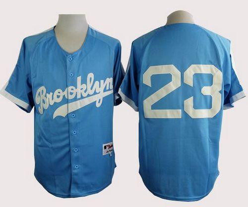 Dodgers #23 Adrian Gonzalez Light Blue Cooperstown Stitched Baseball Jersey