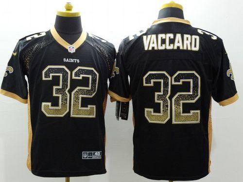 Nike Saints #32 Kenny Vaccaro Black Team Color Men's Stitched NFL Drift Fashion Jersey