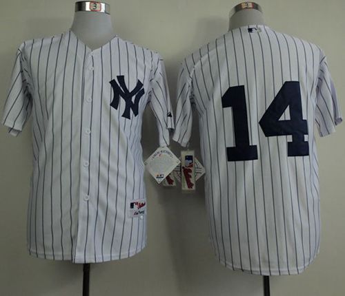 New York Yankees #14 Stephen Drew White Cool Base Stitched Baseball Jersey