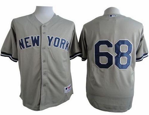 New York Yankees #68 Dellin Betances Grey Cool Base Stitched Baseball Jersey New York Yankees #68 Dellin Betances Grey Cool Base Stitched Baseball Jersey
