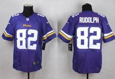 Nike Vikings #82 Kyle Rudolph Purple Team Color Men's Stitched NFL Elite Jersey