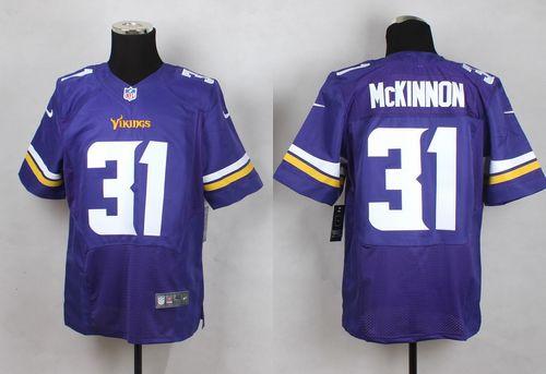 Nike Vikings #31 Jerick McKinnon Purple Team Color Men's Stitched NFL Elite Jersey