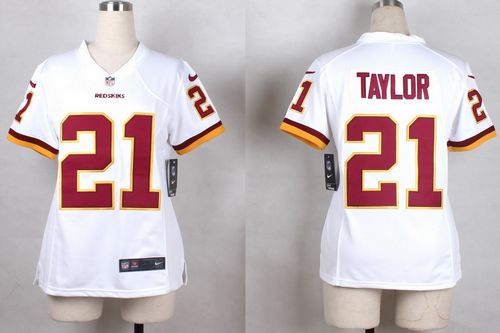 Youth Nike Redskins #21 Sean Taylor White Stitched NFL Elite Jersey