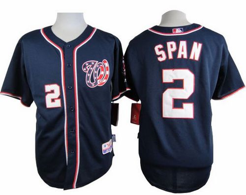 Nationals #2 Denard Span Navy Blue Cool Base Stitched Baseball Jersey Nationals #2 Denard Span Navy Blue Cool Base Stitched Baseball Jersey