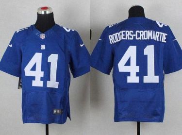 Nike Giants #41 Dominique Rodgers-Cromartie Royal Blue Team Color Men's Stitched NFL Elite Jersey