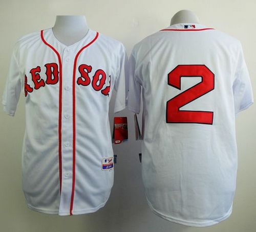 Red Sox #2 Xander Bogaerts White Cool Base Stitched Baseball Jersey