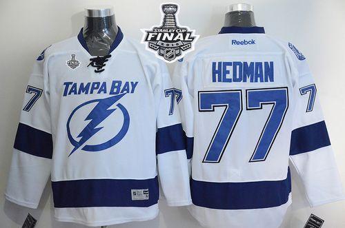 Lightning #77 Victor Hedman White 2015 Stanley Cup Stitched NHL Jersey Lightning #77 Victor Hedman White 2015 Stanley Cup Stitched NHL Jersey