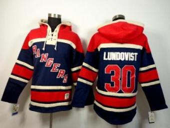 Rangers #30 Henrik Lundqvist Navy Blue Sawyer Hooded Sweatshirt Stitched NHL Jersey Rangers #30 Henrik Lundqvist Navy Blue Sawyer Hooded Sweatshirt Stitched NHL Jersey