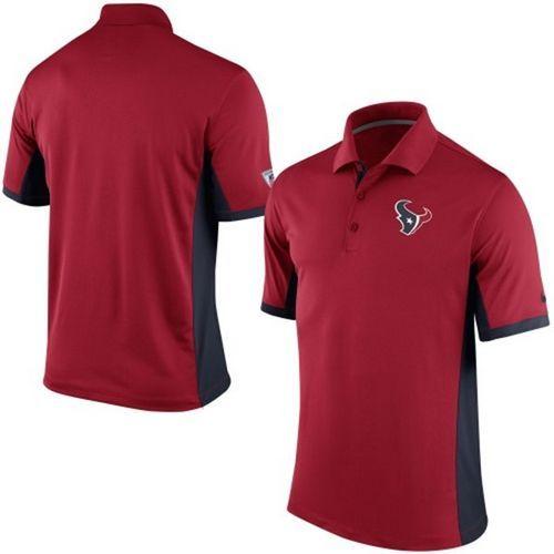 Men's Nike NFL Houston Texans Red Team Issue Performance Polo