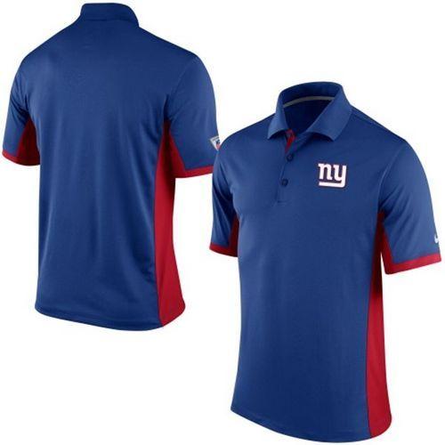 Men's Nike NFL New York Giants Royal Team Issue Performance Polo