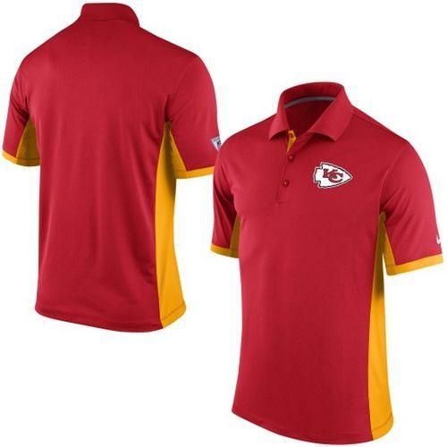 Men's Nike NFL Kansas City Chiefs Red Team Issue Performance Polo
