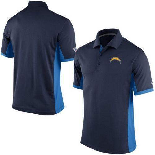 Men's Nike NFL San Diego Chargers Navy Team Issue Performance Polo