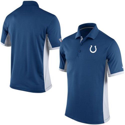 Men's Nike NFL Indianapolis Colts Royal Team Issue Performance Polo