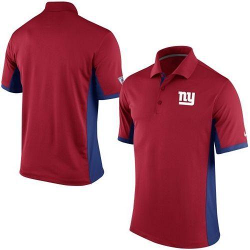 Men's Nike NFL New York Giants Red Team Issue Performance Polo