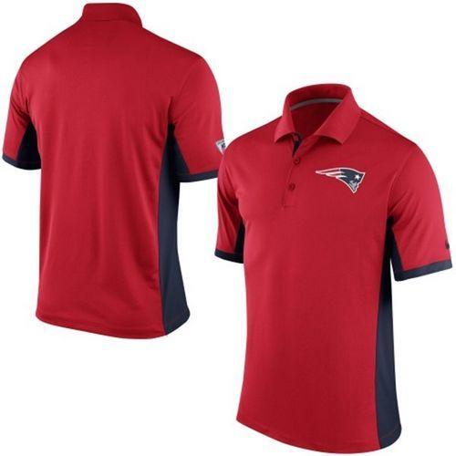 Men's Nike NFL New England Patriots Red Team Issue Performance Polo