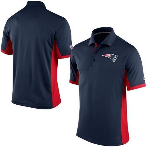 Men's Nike NFL New England Patriots Navy Team Issue Performance Polo