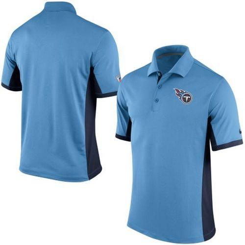 Men's Nike NFL Tennessee Titans Light Blue Team Issue Performance Polo