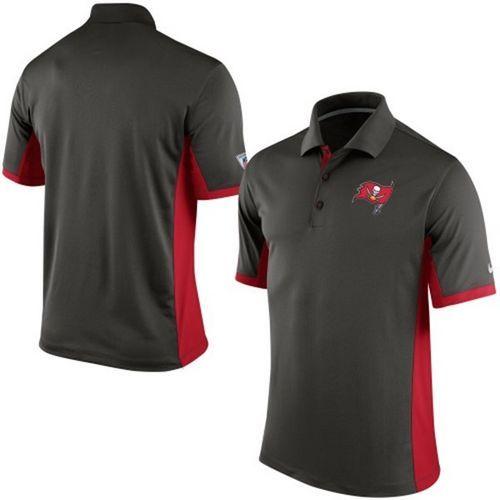 Men's Nike NFL Tampa Bay Buccaneers Pewter Team Issue Performance Polo