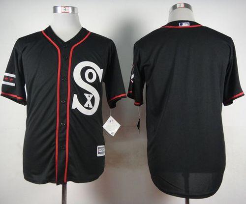 White Sox Blank Black New Cool Base Stitched Baseball Jersey White Sox Blank Black New Cool Base Stitched Baseball Jersey