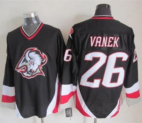 Sabres #26 Thomas Vanek Black CCM Throwback Stitched NHL Jersey Sabres #26 Thomas Vanek Black CCM Throwback Stitched NHL Jersey