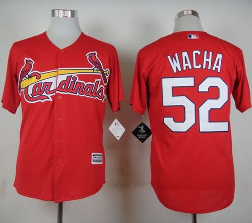 Cardinals #52 Michael Wacha Red Cool Base Stitched Baseball Jersey