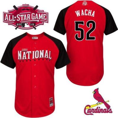 Cardinals #52 Michael Wacha Red 2015 All-Star National League Stitched Baseball Jersey