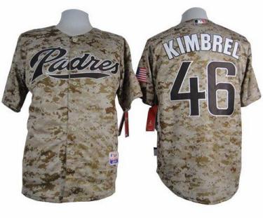 Padres #46 Craig Kimbrel Camo Alternate 2 Cool Base Stitched Baseball Jersey Padres #46 Craig Kimbrel Camo Alternate 2 Cool Base Stitched Baseball Jersey