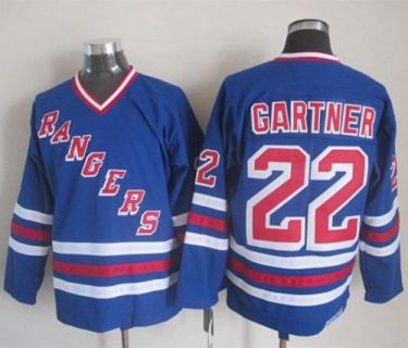 Rangers #22 Mike Gartner Blue CCM Heroes of Hockey Alumni Stitched NHL Jersey Rangers #22 Mike Gartner Blue CCM Heroes of Hockey Alumni Stitched NHL Jersey